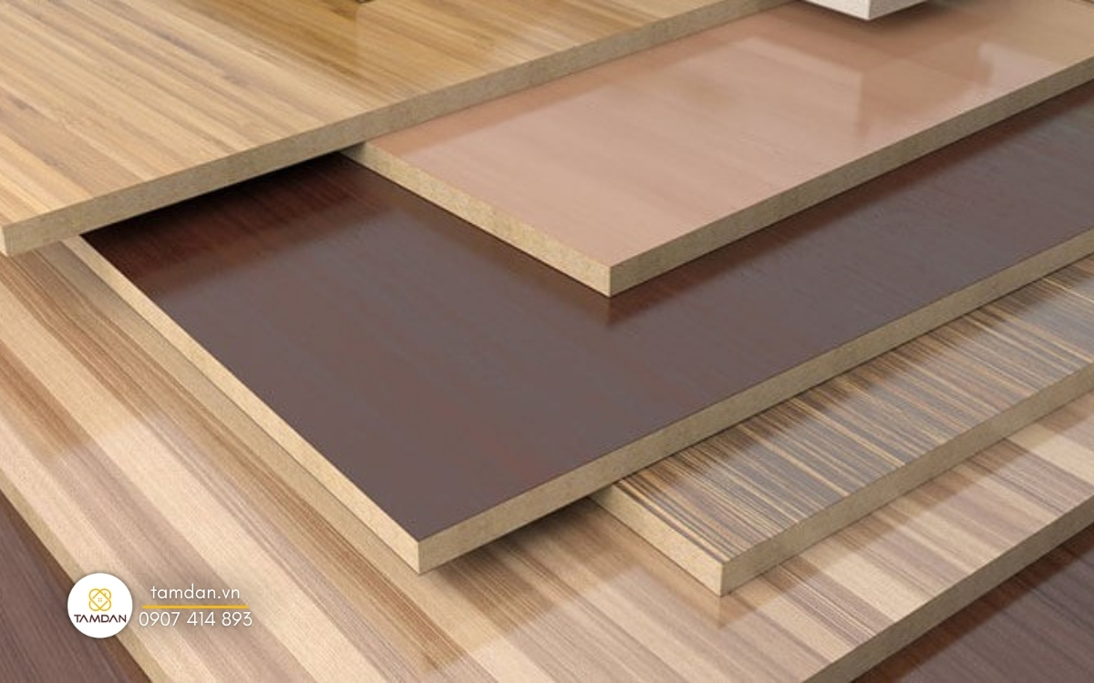 Ván gỗ công nghiệp các loại và ứng dụng trong nội thất