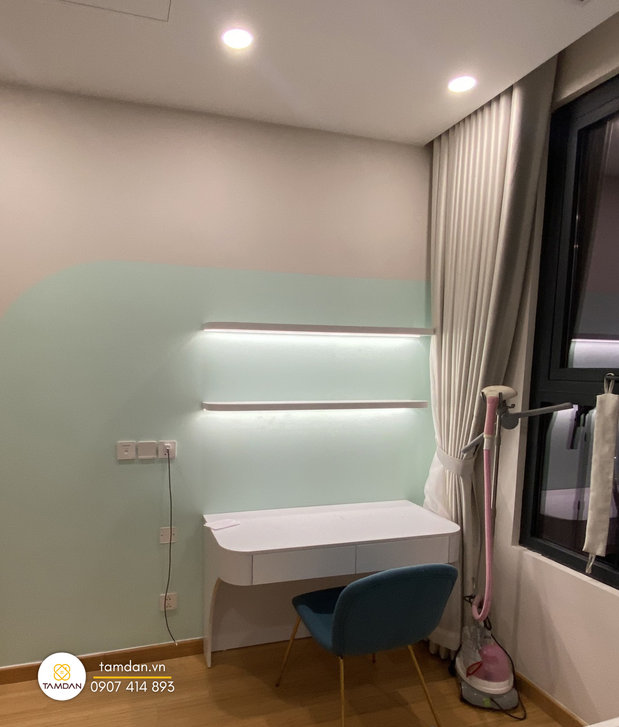 Nội thất phòng ngủ - Công Trình Thi Công Nội Thất Long An Của Chị Thủy