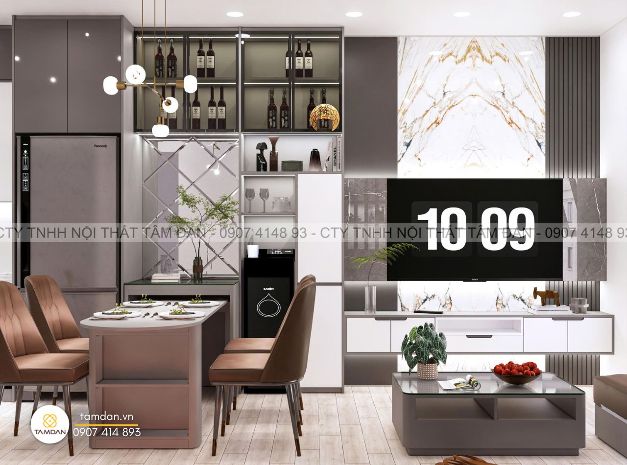 Thiết kế nội thất tại Quận 8 - nhà bếp