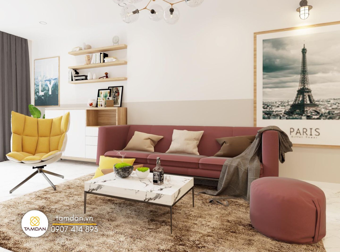 Thiết Kế Nội Thất quận 11 Nội-Thất-Tâm-Đan (13)