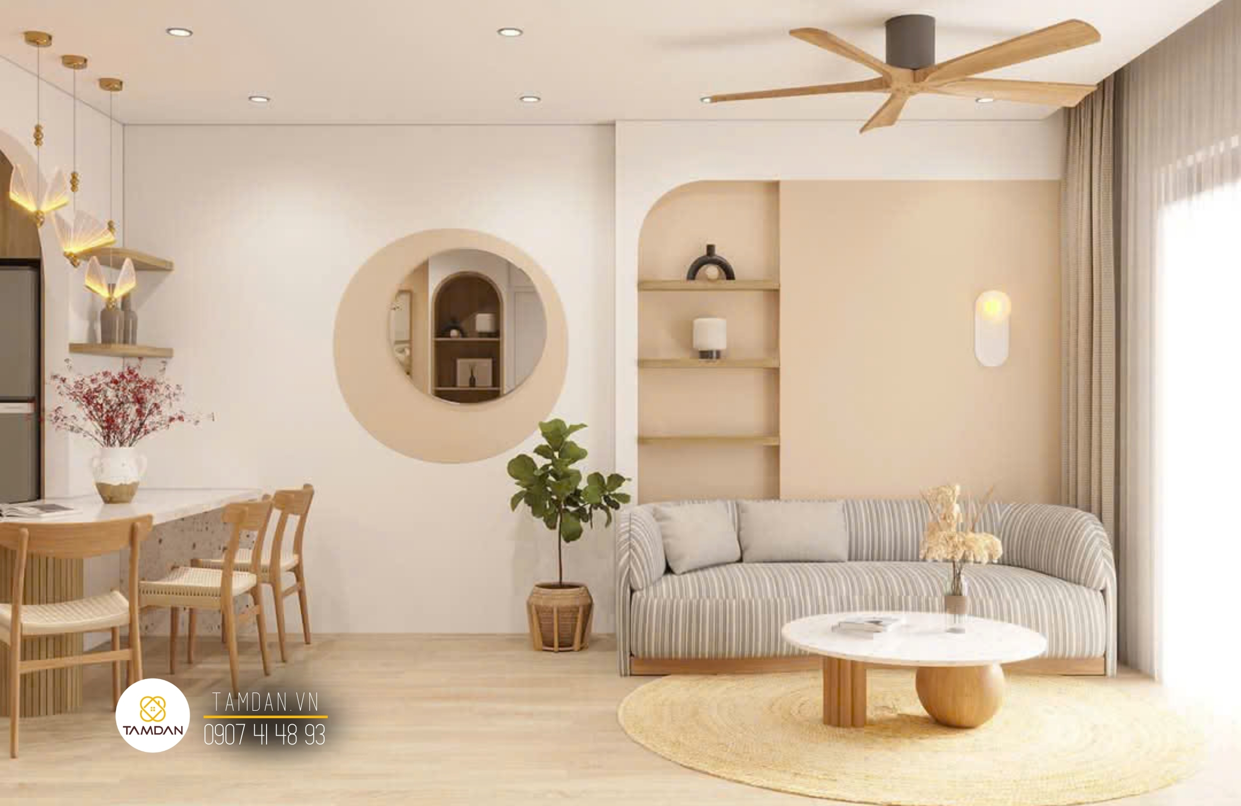 Thiết kế nội thất đơn giản quận 12 anh Duy (2)