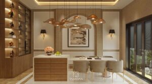 Thiết kế nội thất luxury KDC Him Lam, Quận 7