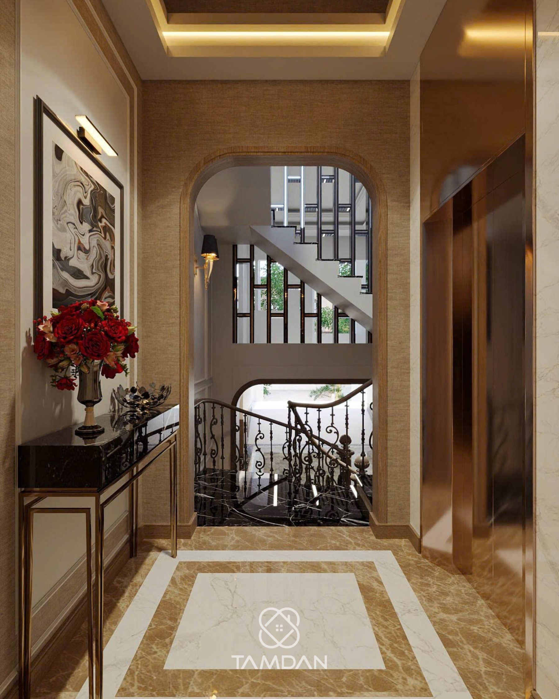 Thiết kế nội thất luxury KDC Him Lam, Quận 7