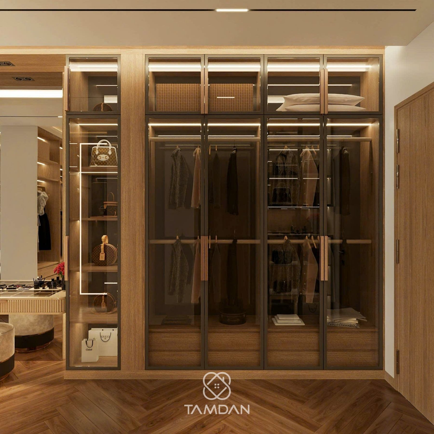 Thiết kế nội thất luxury KDC Him Lam, Quận 7
