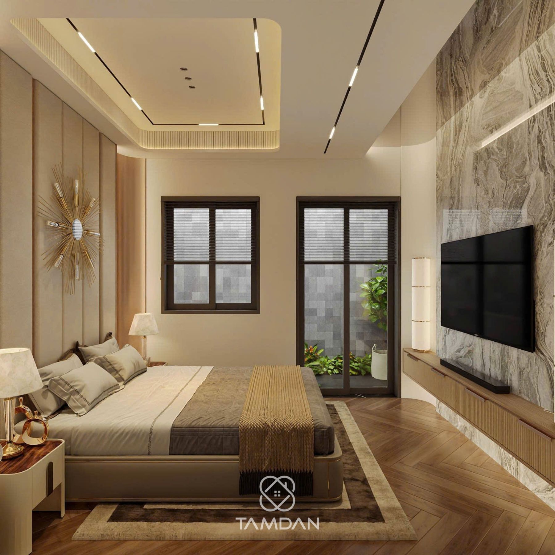 Thiết kế nội thất luxury KDC Him Lam, Quận 7