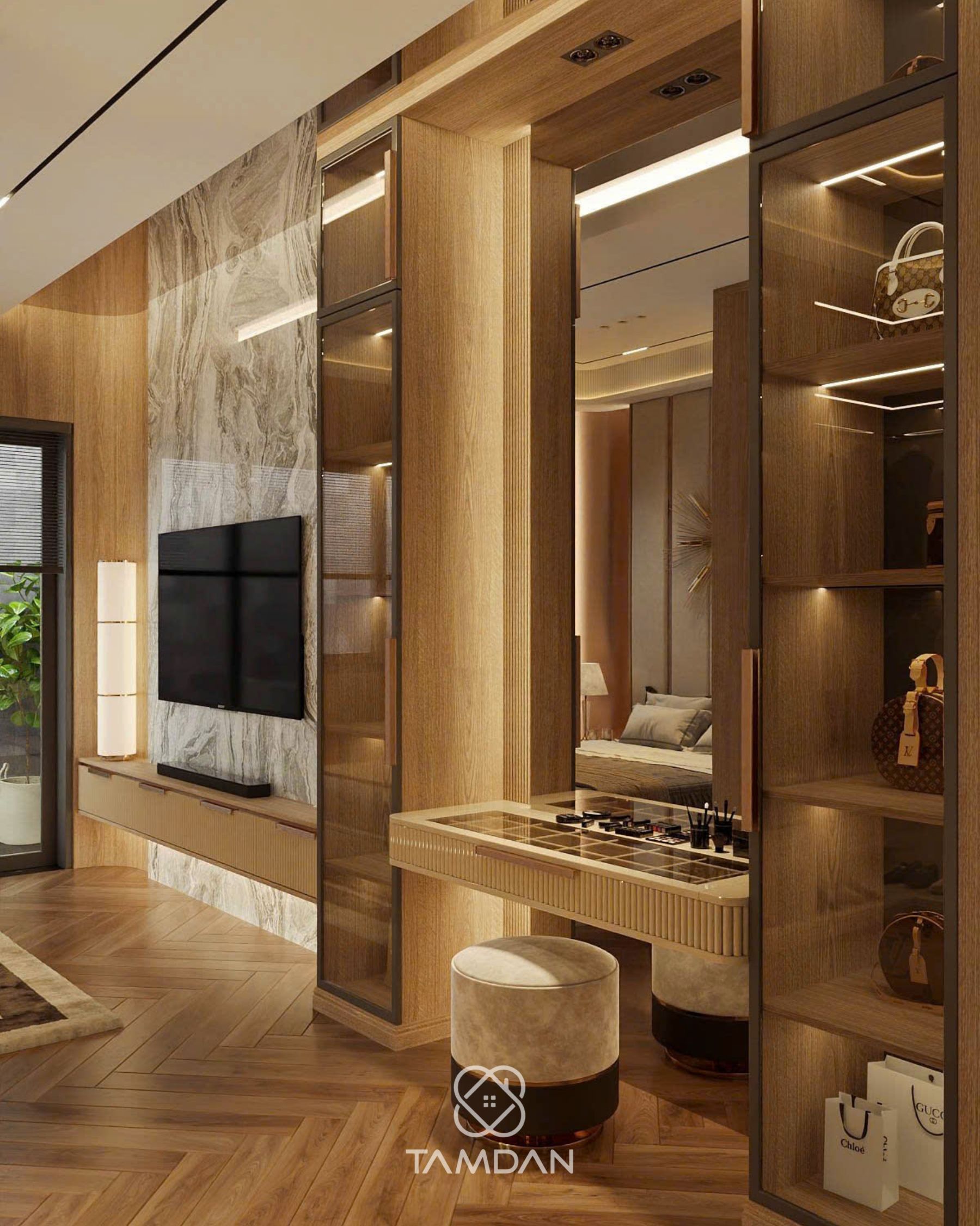 Thiết kế nội thất luxury KDC Him Lam, Quận 7