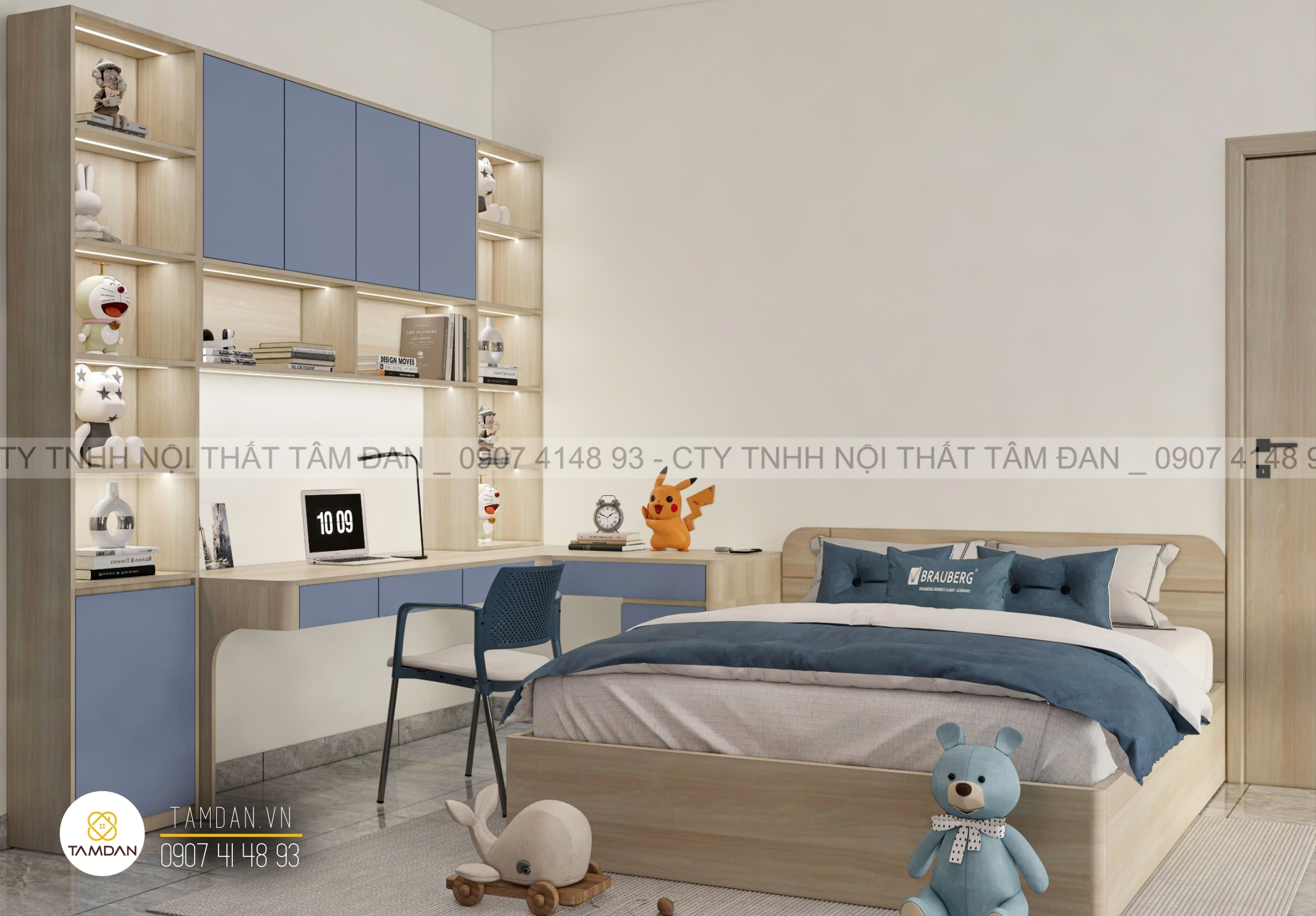 Thiết kế thi công nội thất trọn gói anh Long Quận 7 (19)