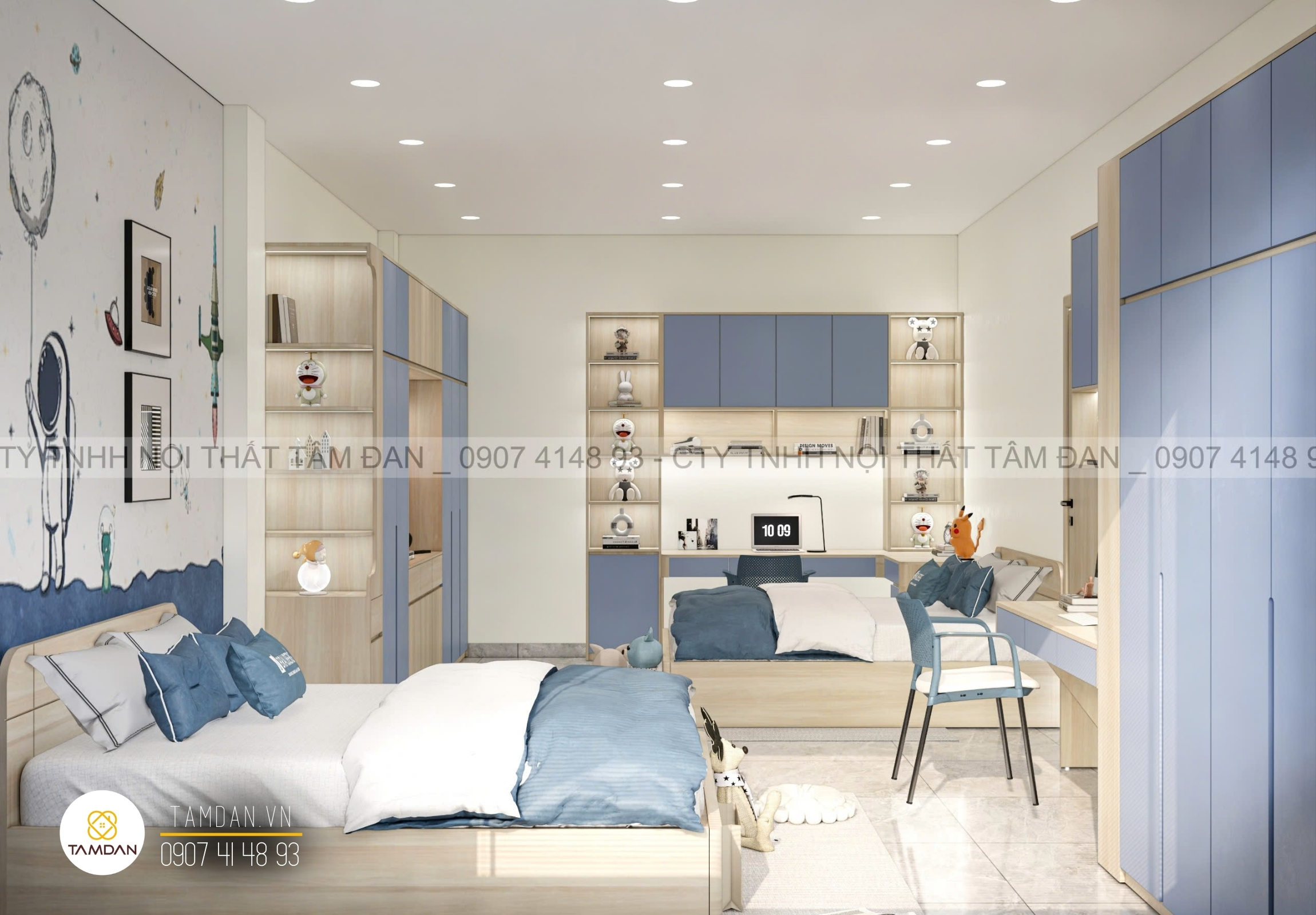 Thiết kế thi công nội thất trọn gói anh Long Quận 7 (20)