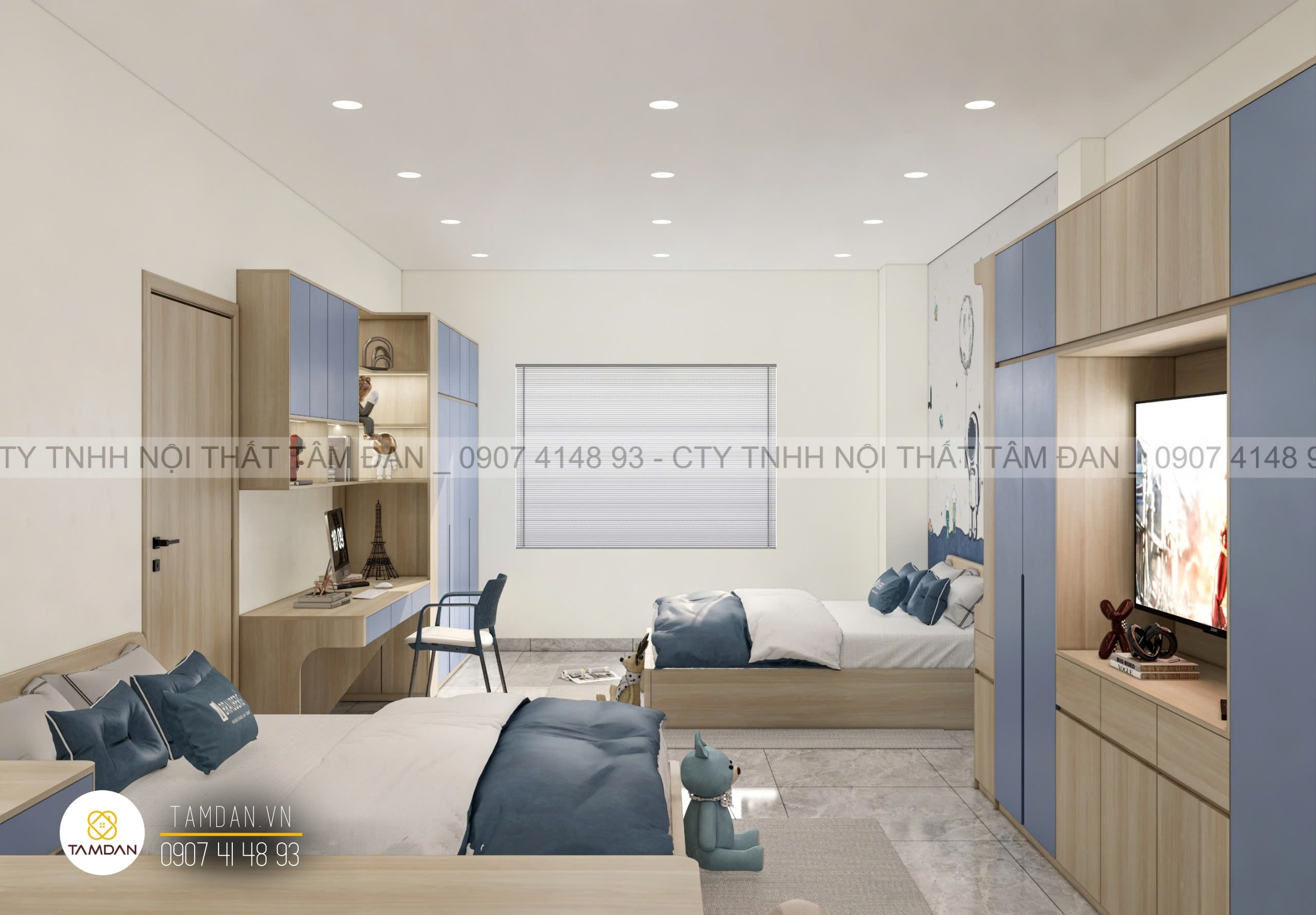 Thiết kế thi công nội thất trọn gói anh Long Quận 7 (21)