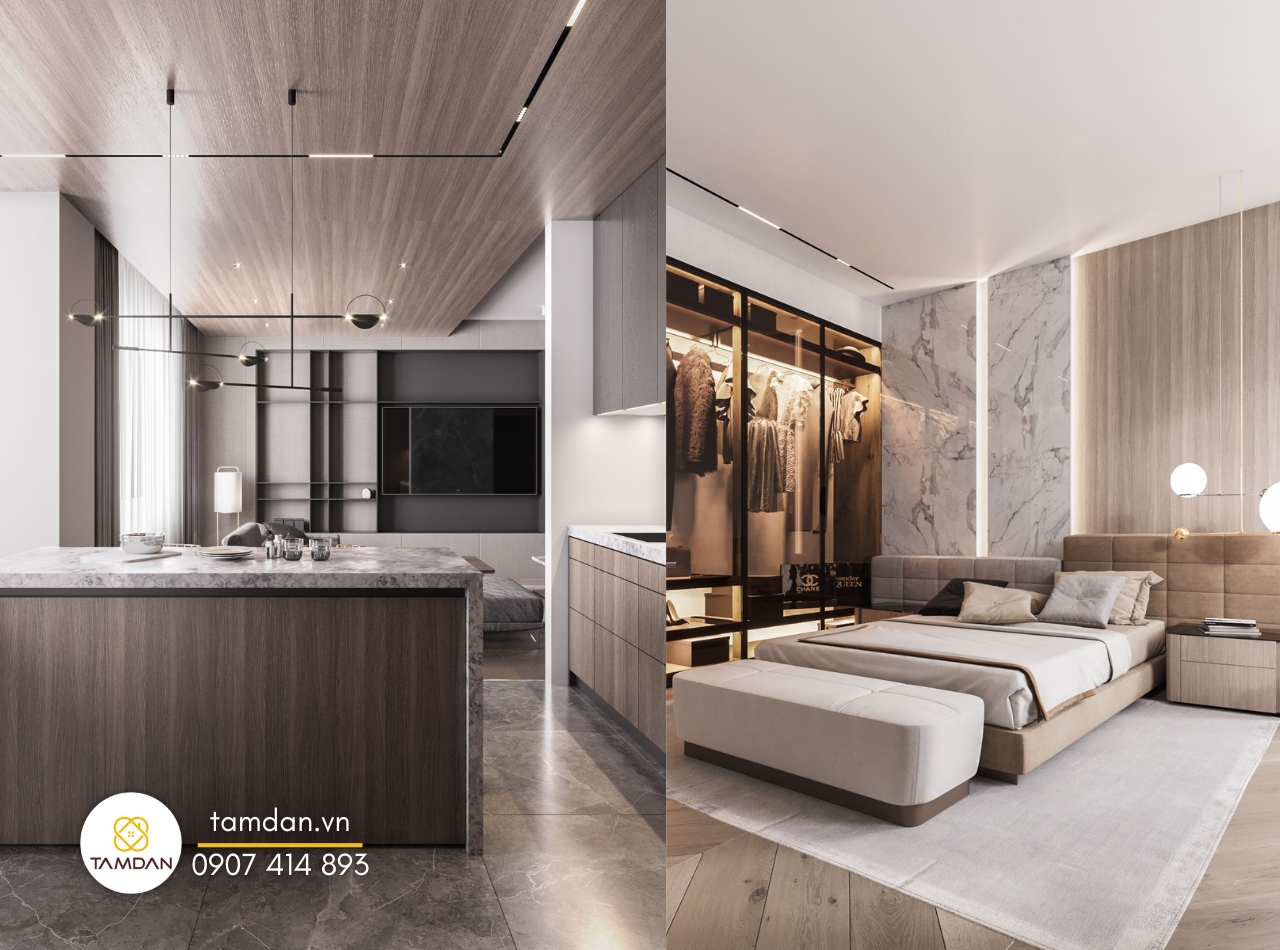 báo giá thiết kế nội thất Quận 2 tại Tâm Đan