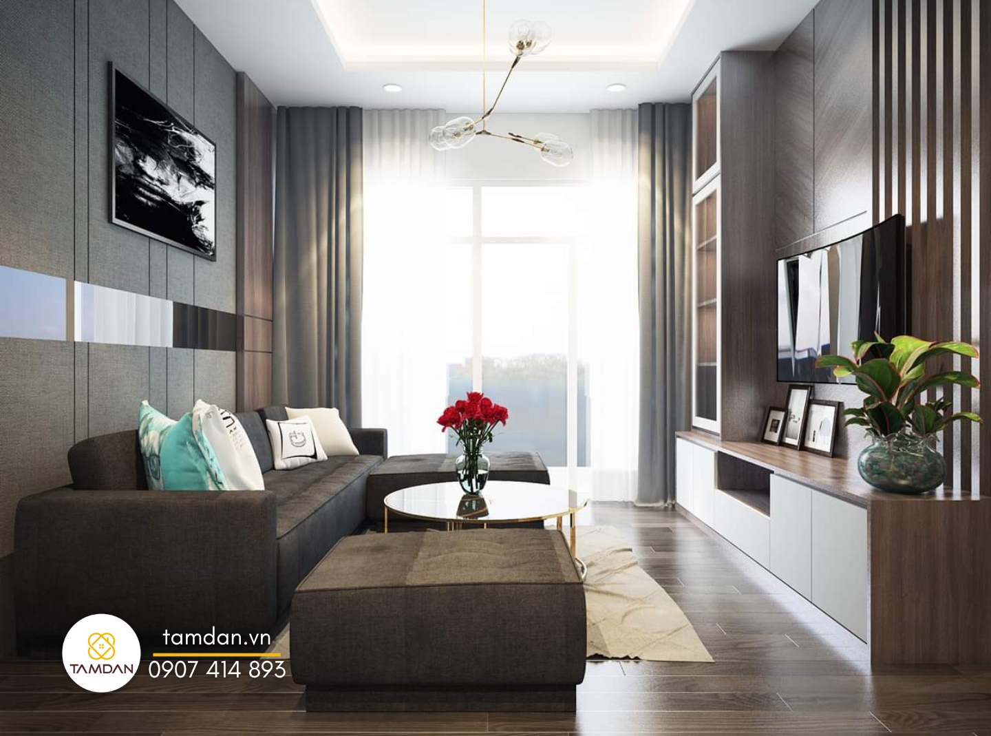 thiết kế nội thất quận 4 tại Nội Thất Tâm Đan (4)