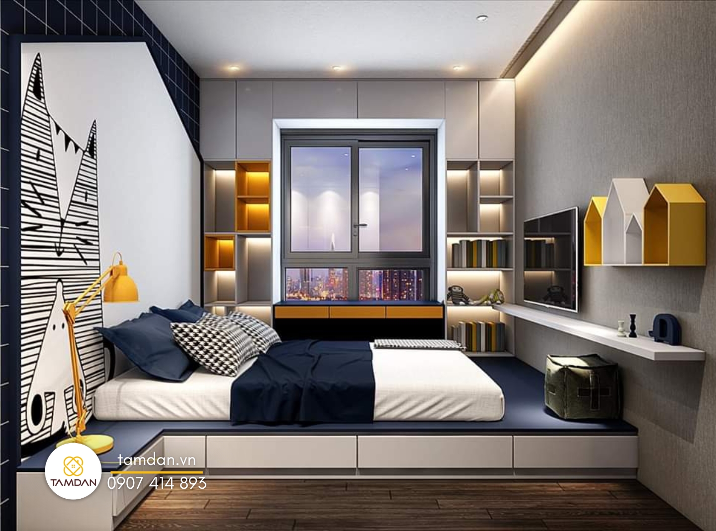 thiết kế nội thất quận 4 tại Nội Thất Tâm Đan (6)
