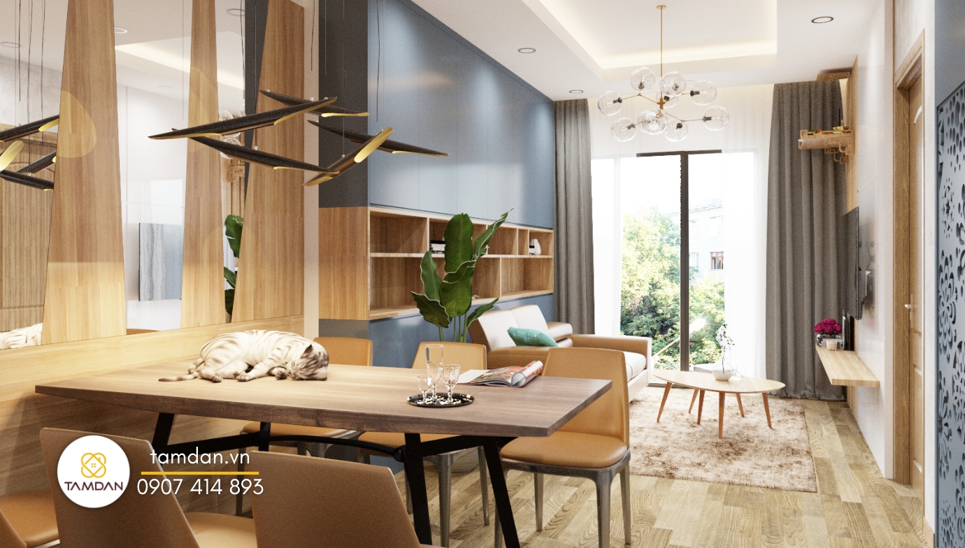 thiết kế nội thất quận 8 tại Nội Thất Tâm Đan