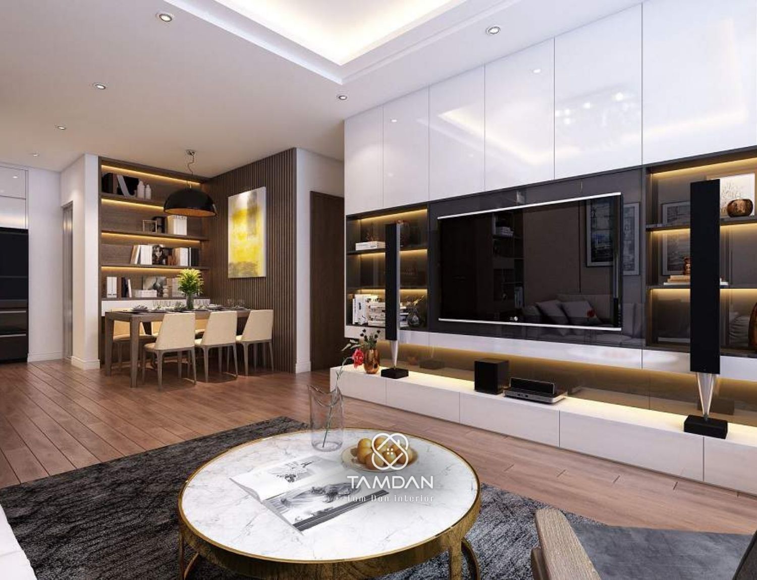 Thiết Kế Nội Thất Huyện Hóc Môn Giá Rẻ 10