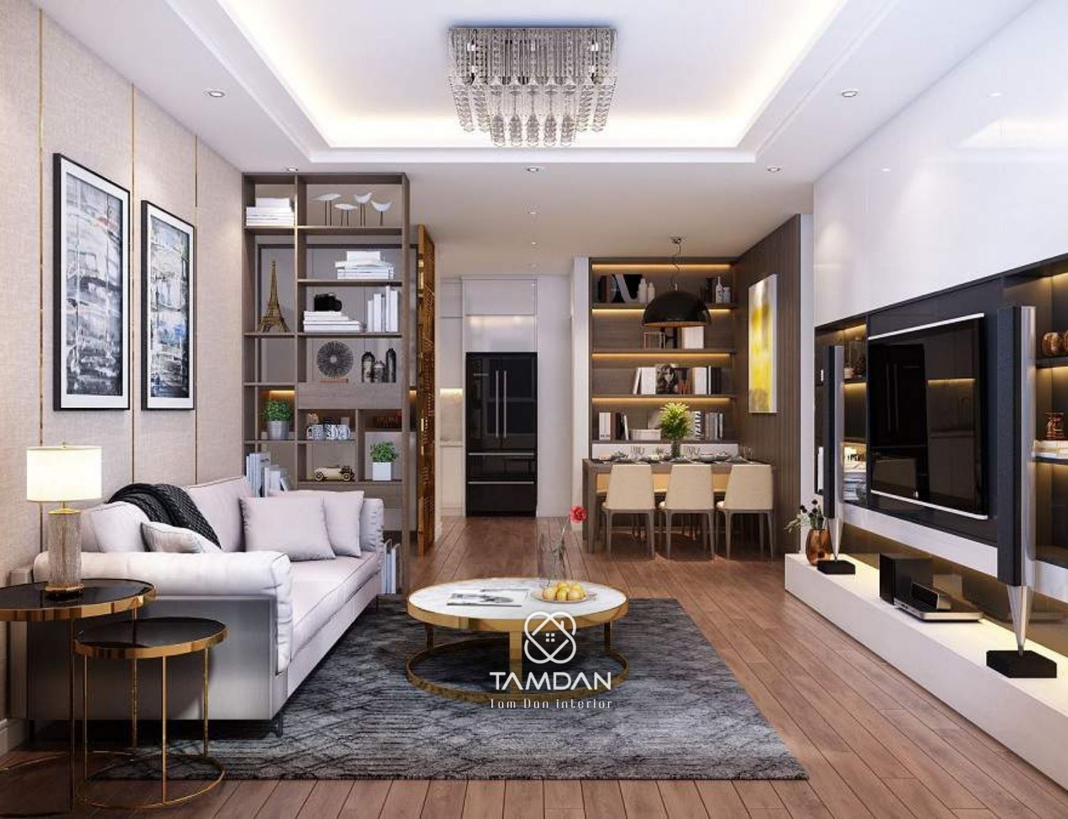 Thiết Kế Nội Thất Huyện Hóc Môn Giá Rẻ 11