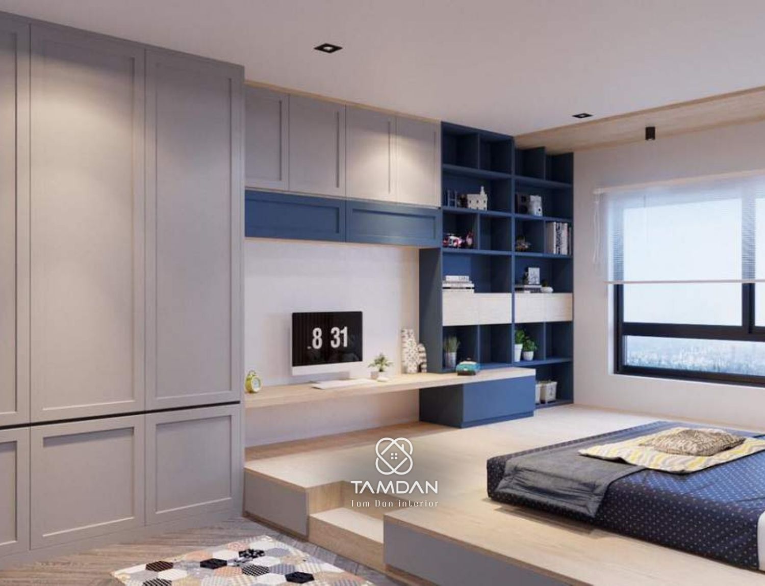 Thiết Kế Nội Thất Huyện Hóc Môn Giá Rẻ 1