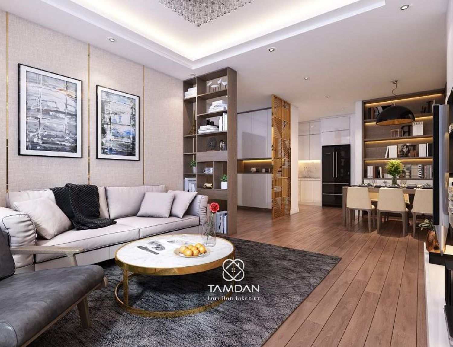 Thiết Kế Nội Thất Huyện Hóc Môn Giá Rẻ 8