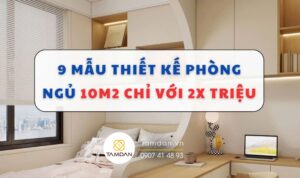 Khám phá 9 mẫu thiết kế phòng ngủ 10m2 20 triệu đẹp