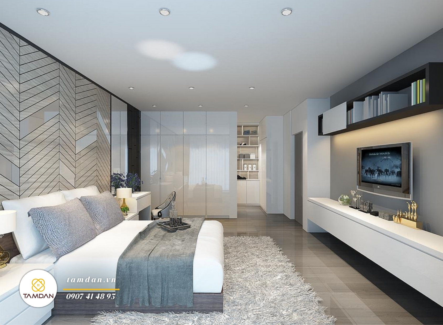 thiết kế nội thất căn hộ 40m2